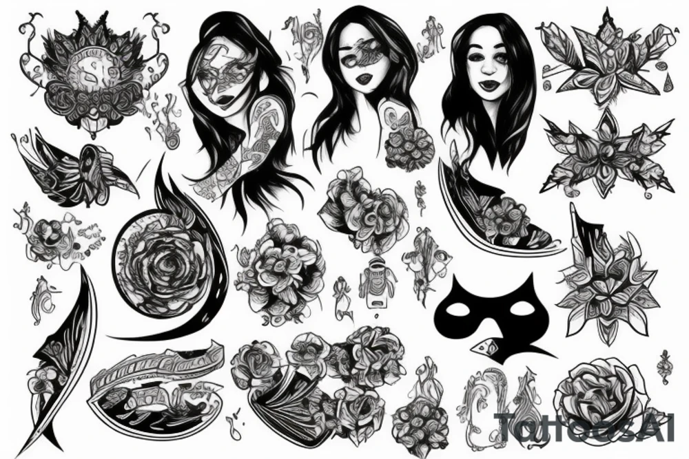 Самурай tattoo idea