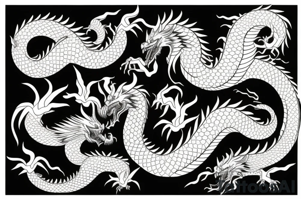 ignil fire dragon tattoo idea