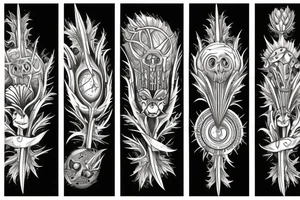 Thistle tattoo idea