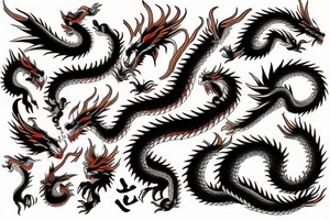 ignil fire dragon tattoo idea
