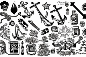 anchor tattoo idea