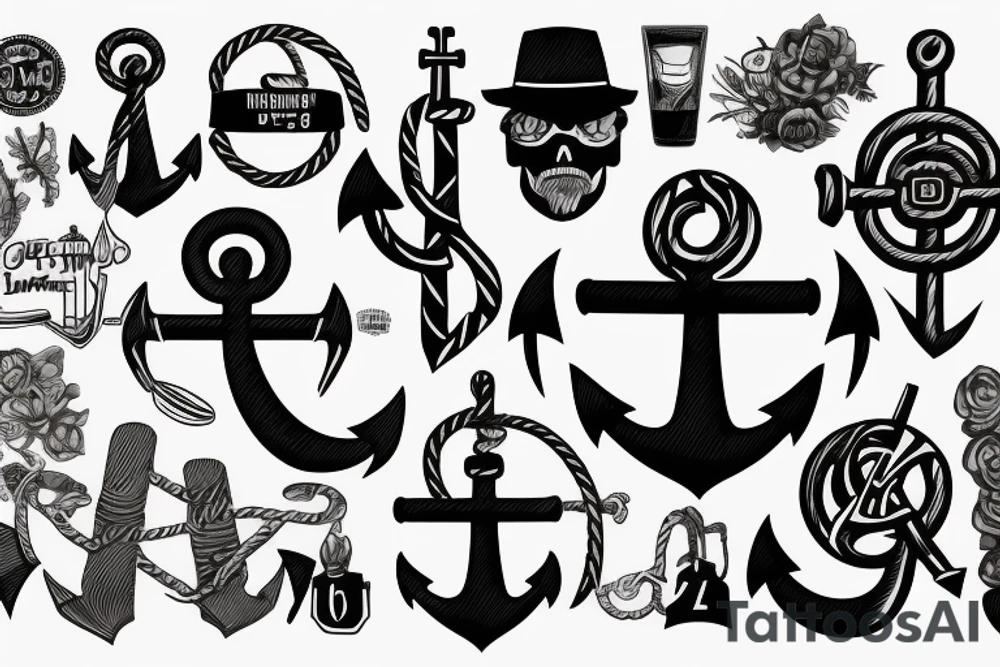 anchor tattoo idea