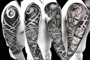 sleeve; avatar aang and iroh, death note ; avatar the last airbender tattoo idea