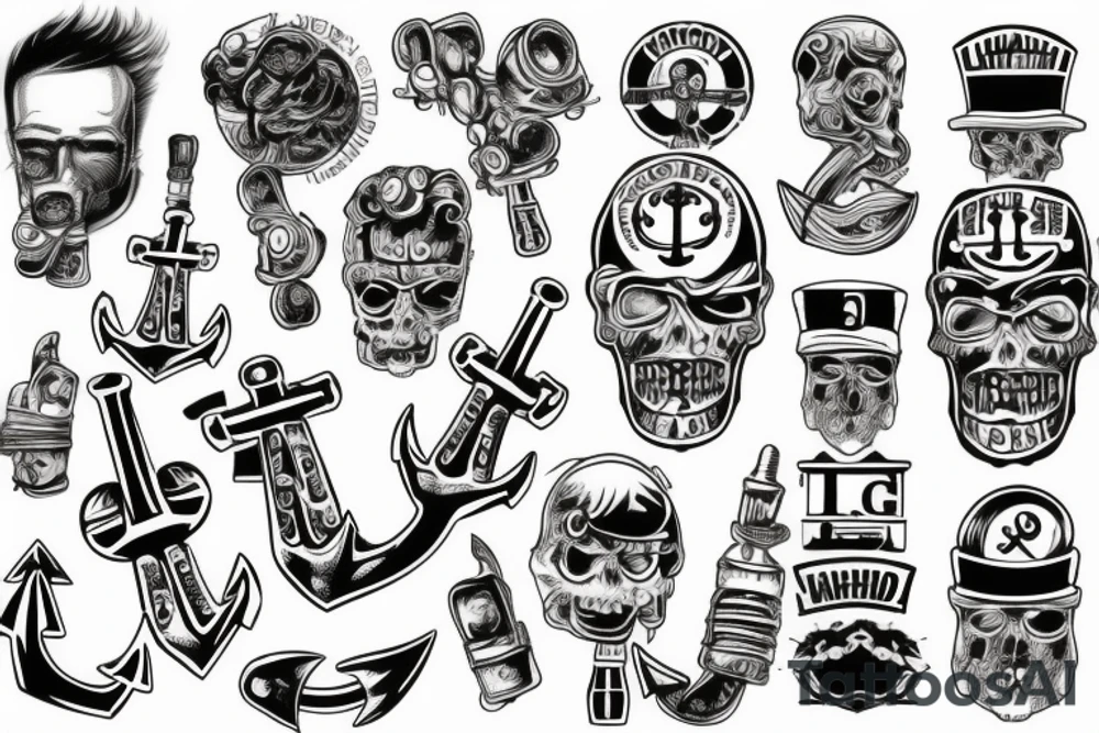 anchor tattoo idea