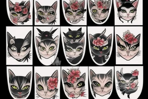 Japan, Oni, japan cat artist tattoo idea