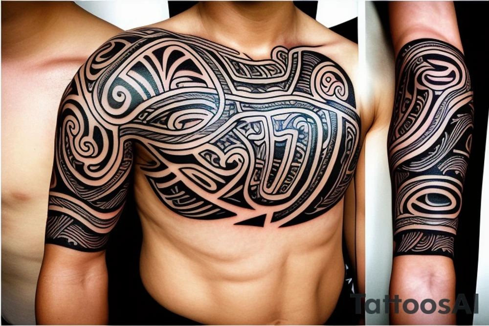 white shark tattoo maori polynesia traditional pacific tattoo idea