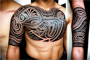 white shark tattoo maori polynesia traditional pacific tattoo idea
