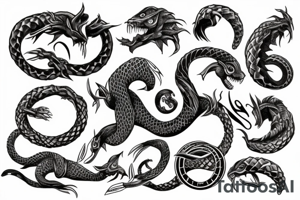 ouroboros tattoo idea