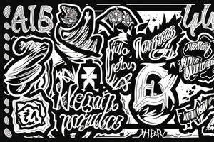 S3hvh text tattoo idea
