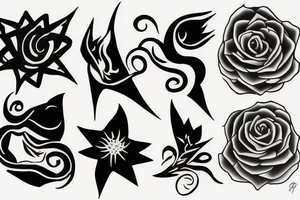 Black matter tattoo idea