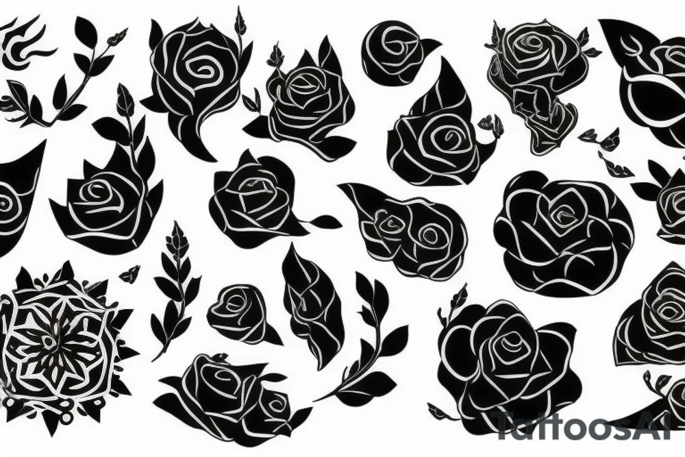 Black matter tattoo idea