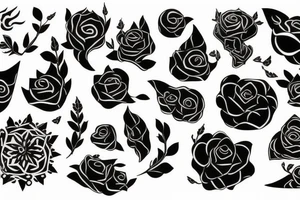 Black matter tattoo idea