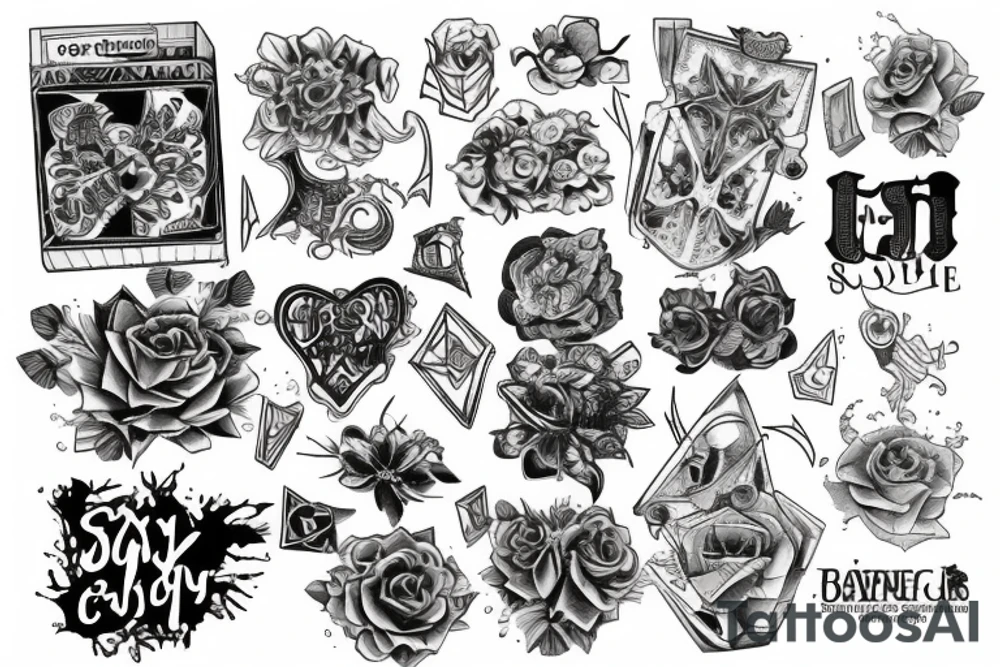 surprise box tattoo idea