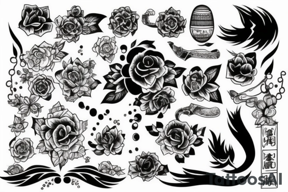 собака злая tattoo idea