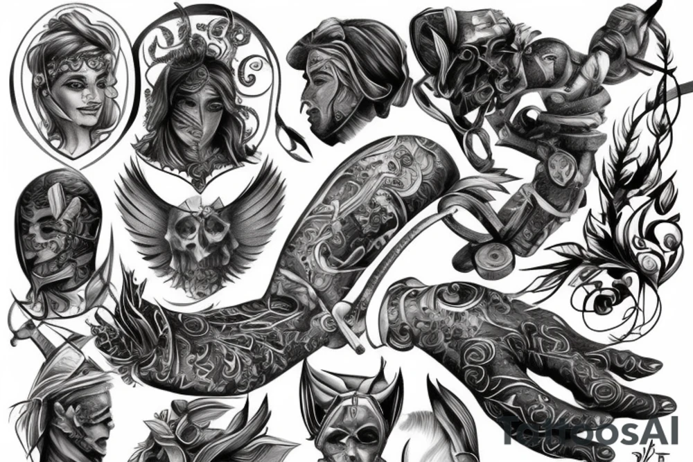 knight tattoo idea