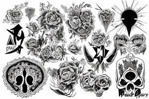 Peacd tattoo idea