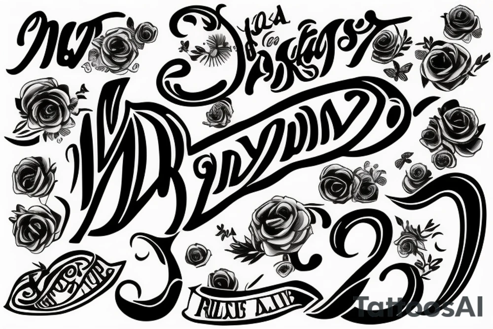 Name Maya tattoo idea
