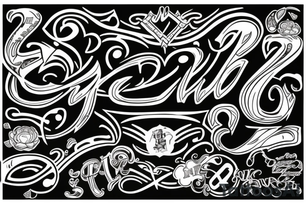 Name Maya tattoo idea