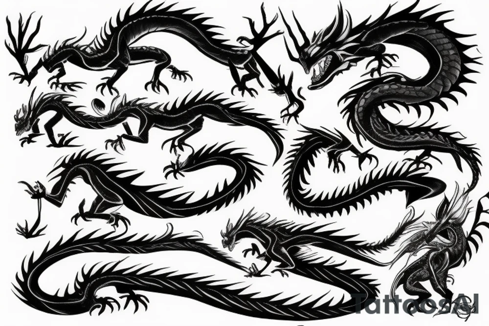 Dragon tattoo idea