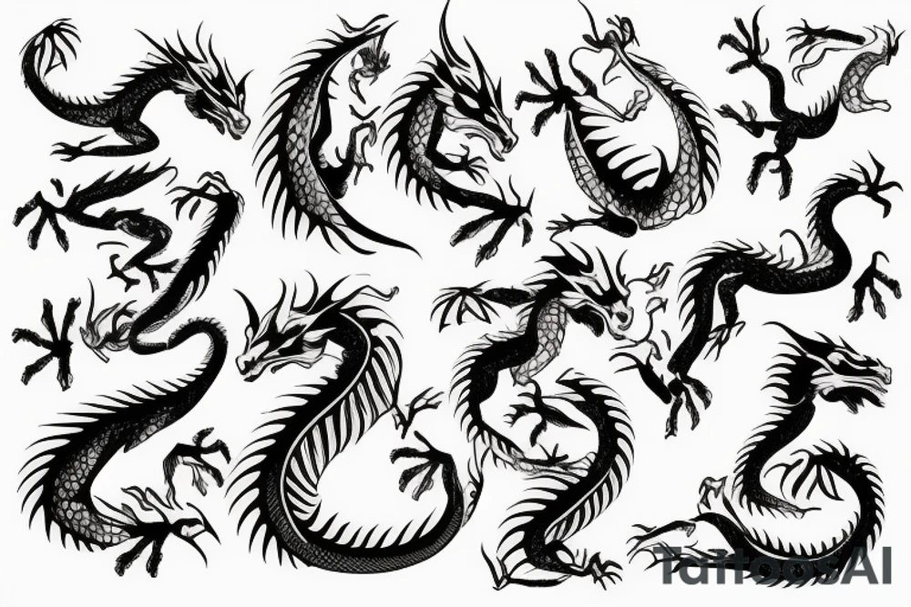 Dragon tattoo idea