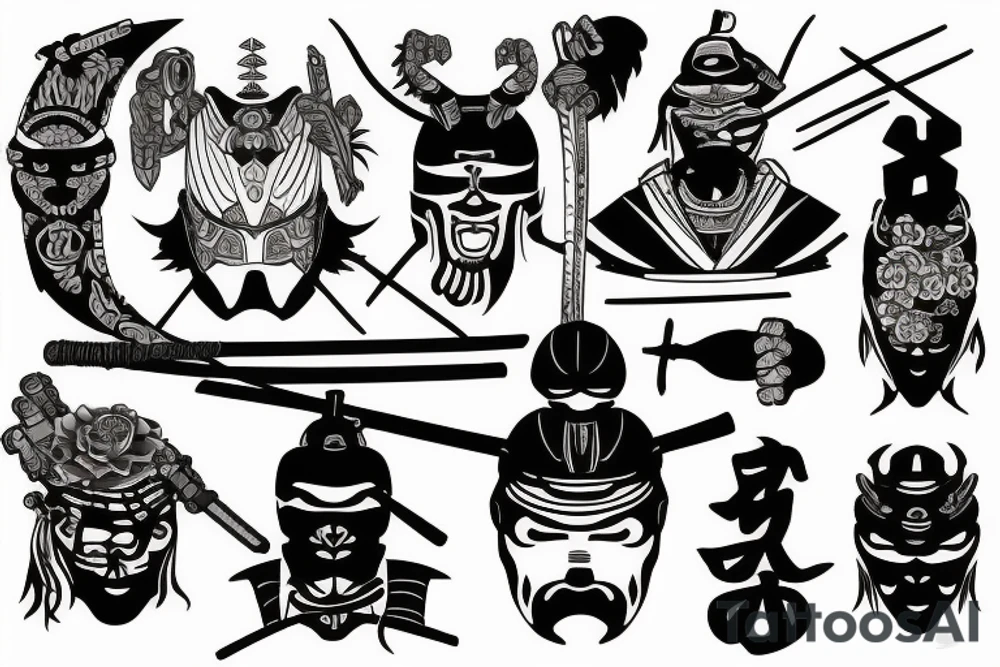 samurai tattoo idea