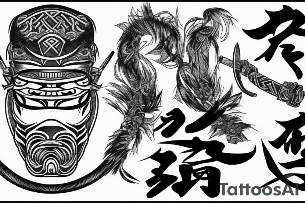 samurai tattoo idea
