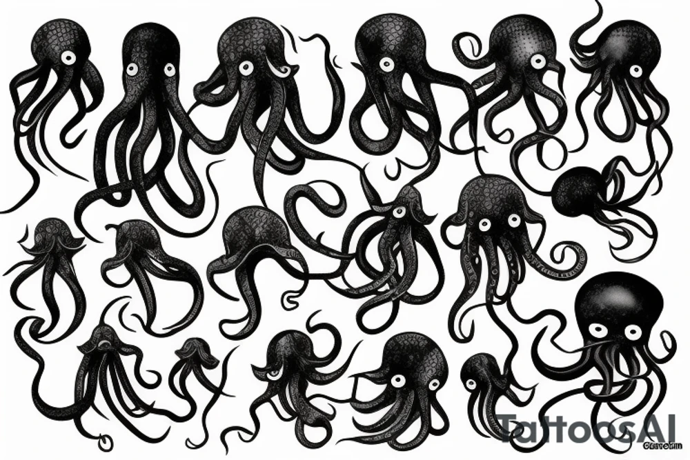 Octopus tattoo idea