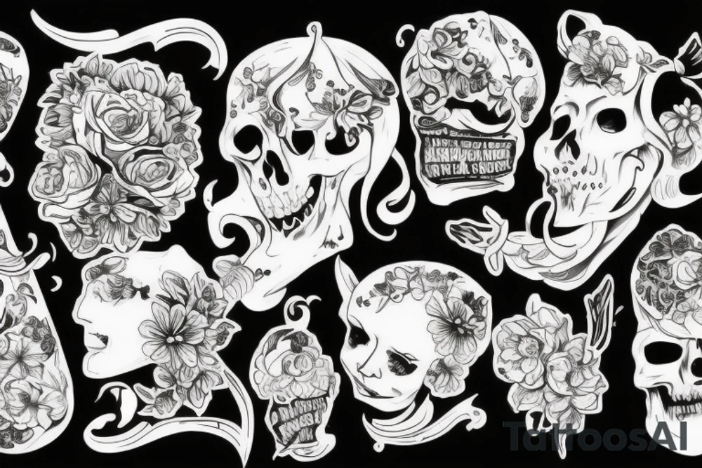Нарисуй ворону используя буквы В О Р О Н А tattoo idea