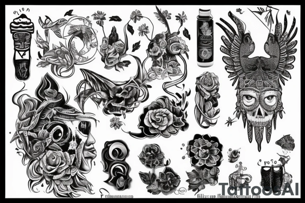 Скандинавская мифология побеждают Рагнарек tattoo idea