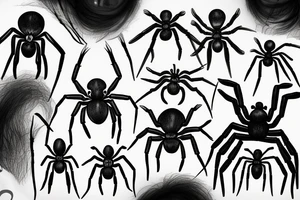 Big spider tattoo idea