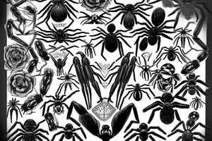 Big spider tattoo idea