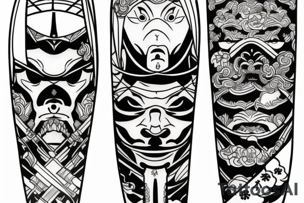samurai tattoo idea
