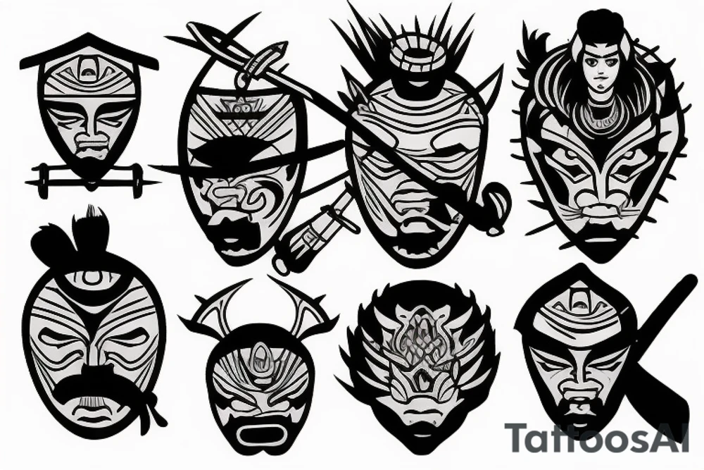 samurai tattoo idea