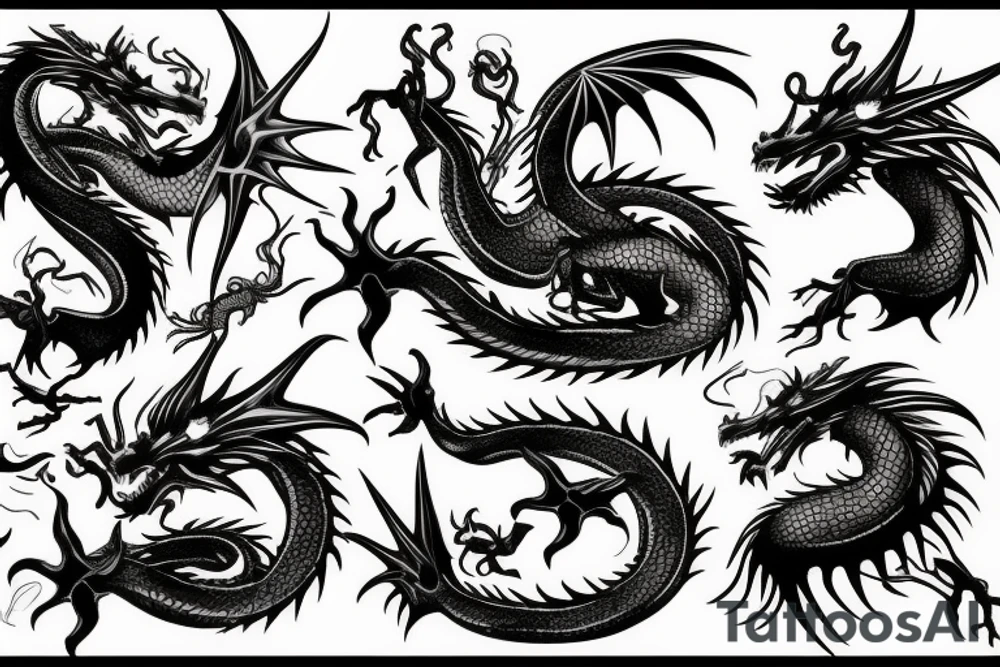 Dragon tattoo idea