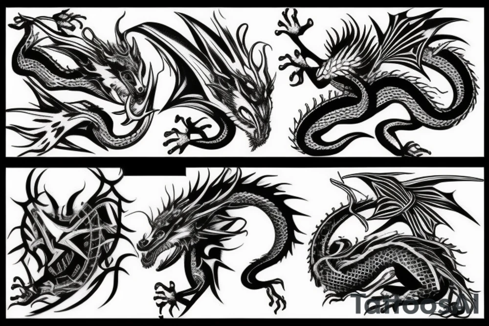 Dragon tattoo idea