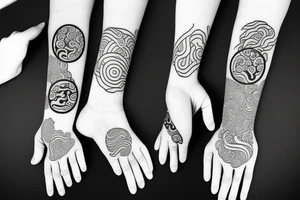 Yin yang tattoo idea