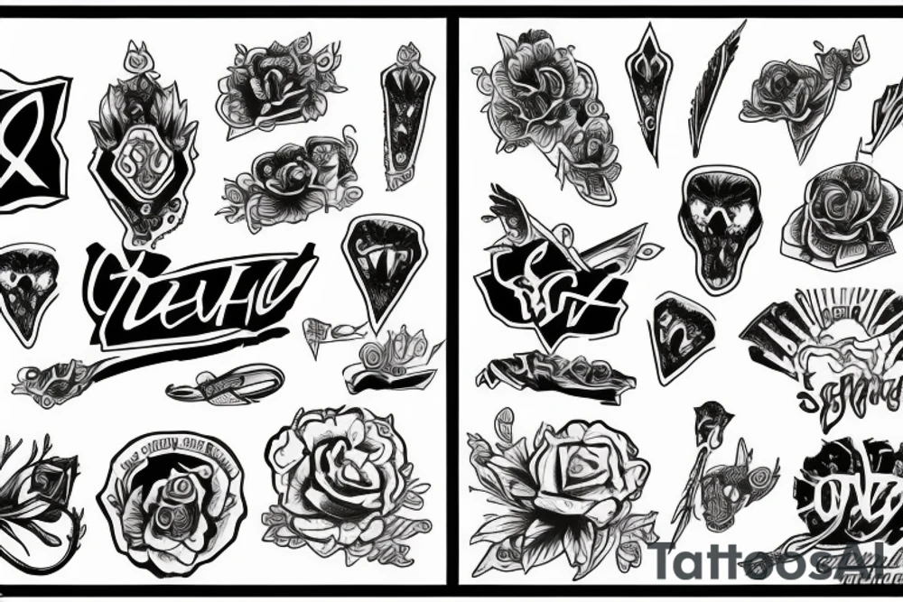 Text only S3hvh tattoo idea