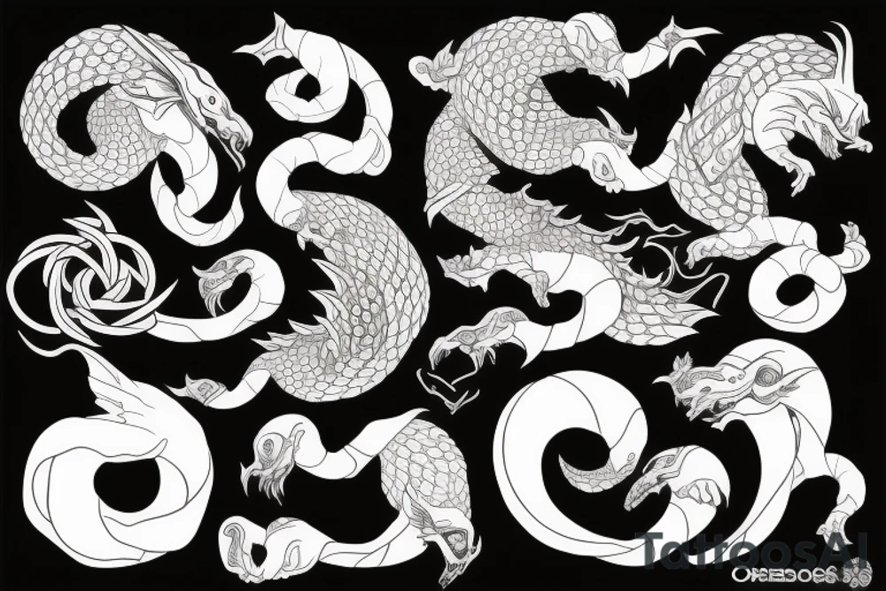 ouroboros tattoo idea
