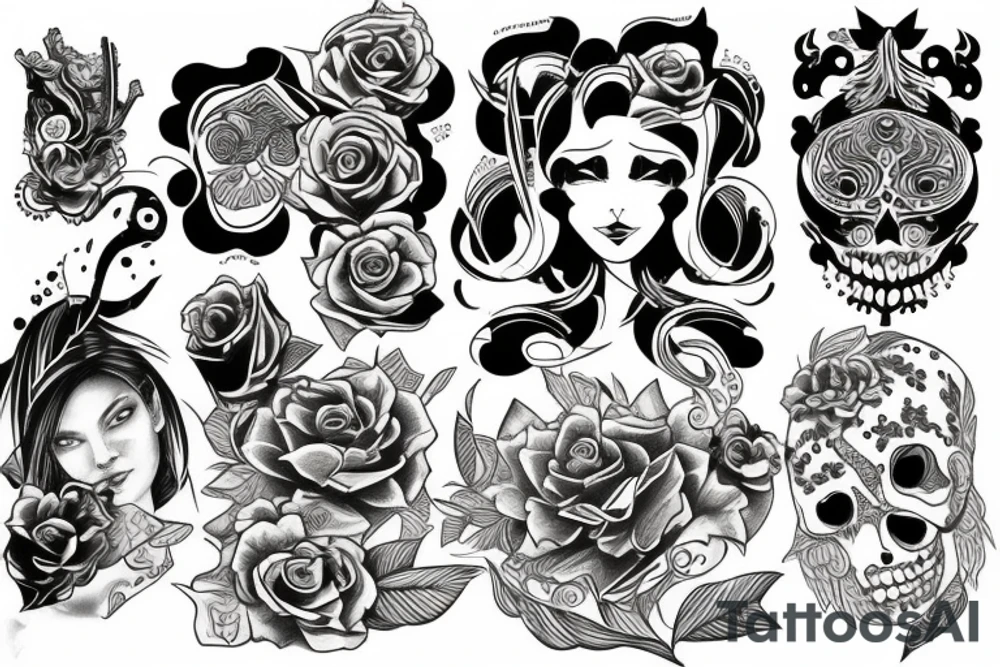 привидение tattoo idea