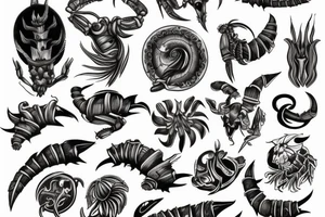 Twin Scorpions tattoo idea