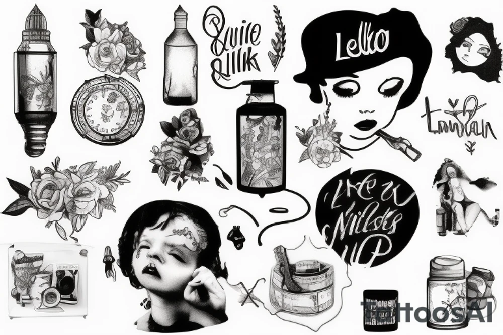 matilda leon gun milk tattoo idea