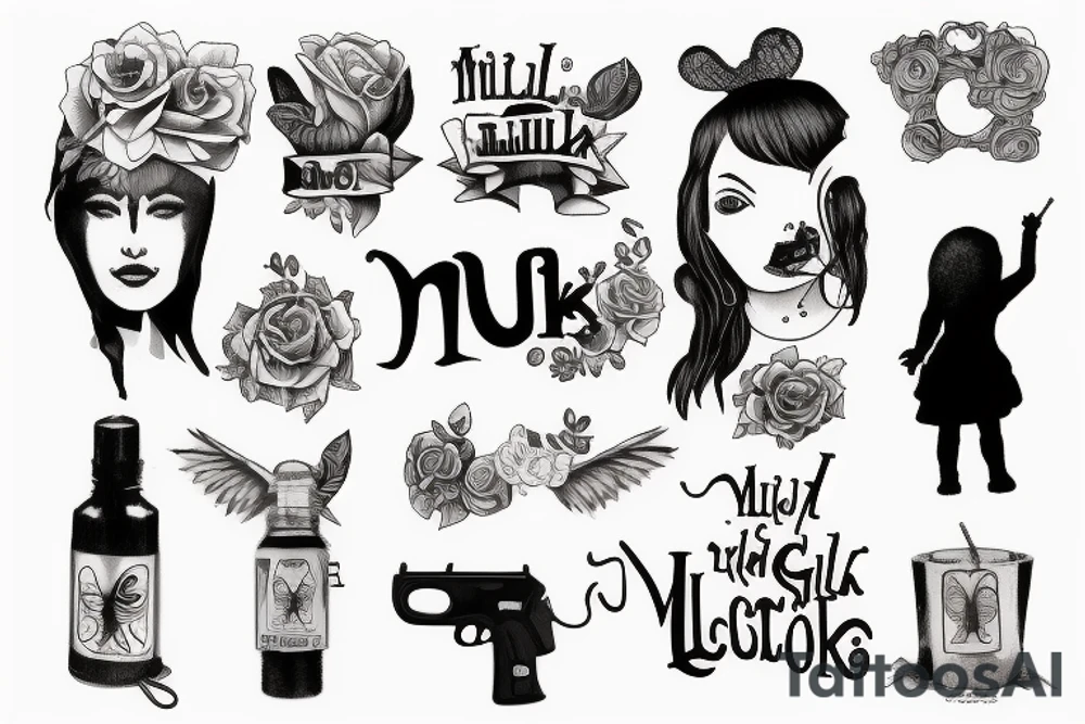 matilda leon gun milk tattoo idea