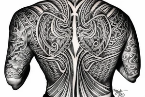 on the back tattoo idea
