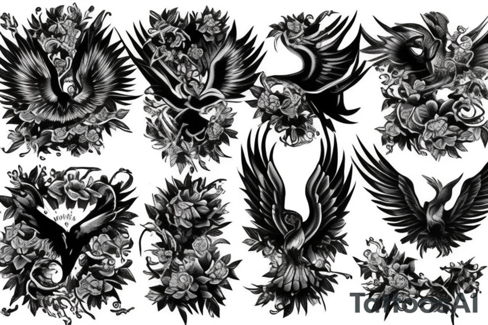 Phoenix tattoo idea