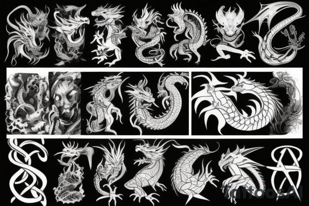 Dragon tattoo idea