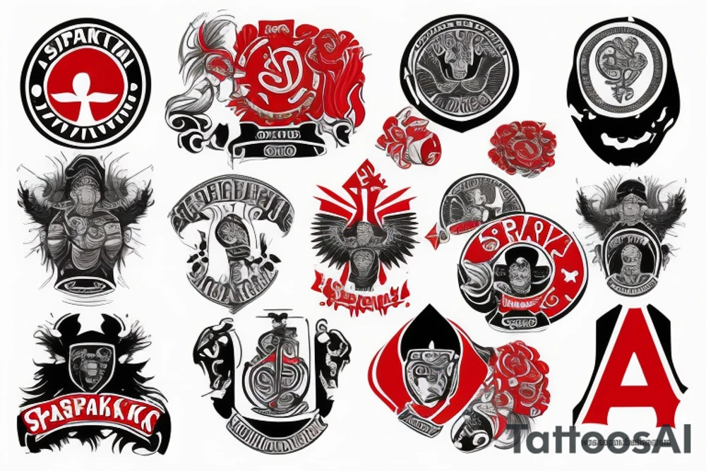 Spartak moscow football club ultras tattoo idea