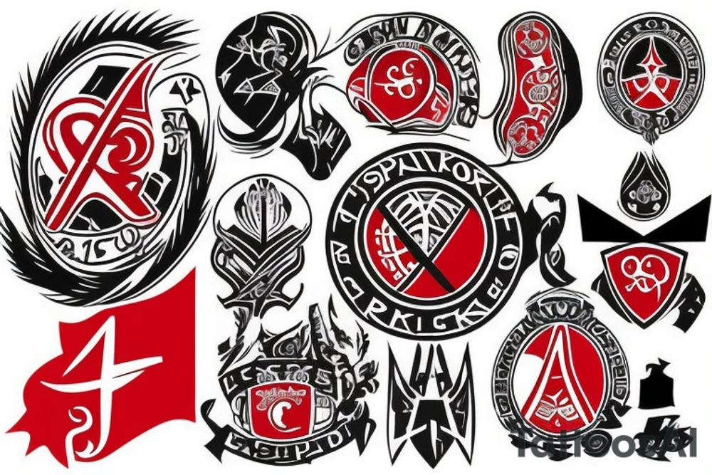 Spartak moscow football club ultras tattoo idea