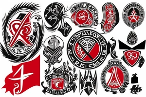 Spartak moscow football club ultras tattoo idea