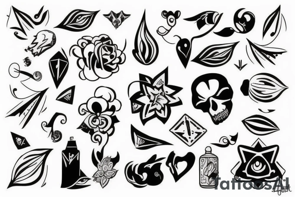 привидение tattoo idea