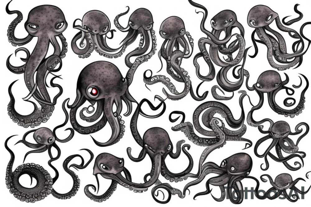 Octopus tattoo idea